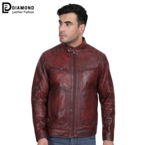 Cherry-Antique-Red-Leather-Jacket