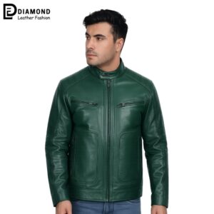 Tonny-Men-Green-Leather-Jacket