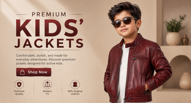 Leather-kids-jackets